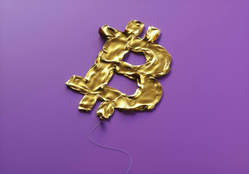 1299911534 bitcoin sign balloon deflated