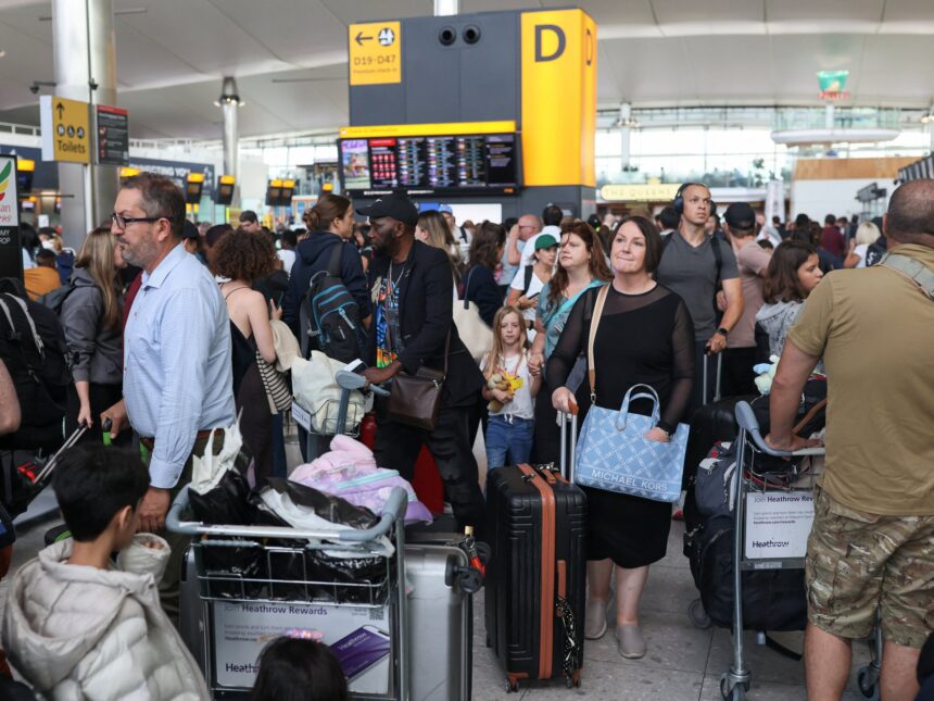 Cyberattack Disrupts Major European Airports, Causing Delays and Check-in Issues 1 2025 07 30T170817Z 931176581 RC24XFAUQ5GF RTRMADP 3 BRITAIN AIRSPACE 1758363106