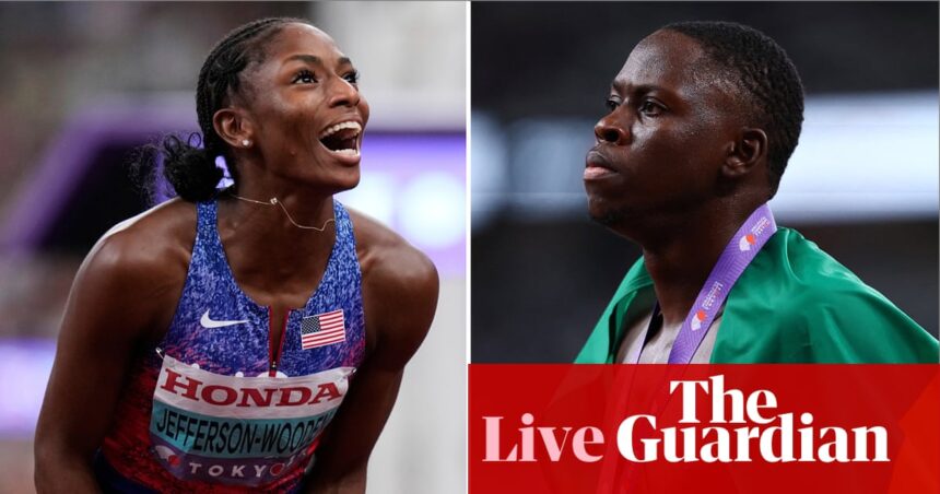 Oblique Seville Wins Men's 100m Gold as Melissa Jefferson-Wooden Makes History with World Championship Record 1 5000