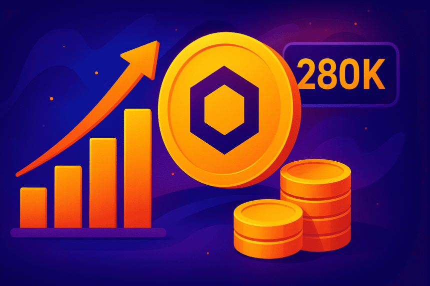 Chainlink Reserve Surges Past 280000 LINK