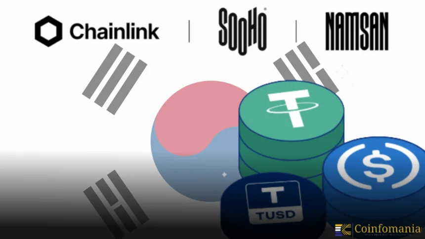 South Korea Launches Project Namsan to Create Stablecoin Ecosystem for Foreign Exchange 1 Chainlink Sooho.io launch Korea stablecoin FX project Namsan.webp