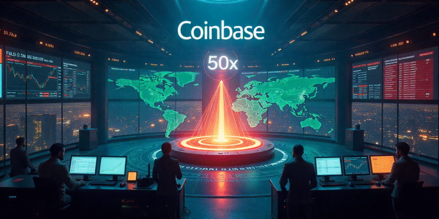 Coinbase Boosts Max Leverage to 50x on International Perpetual Futures