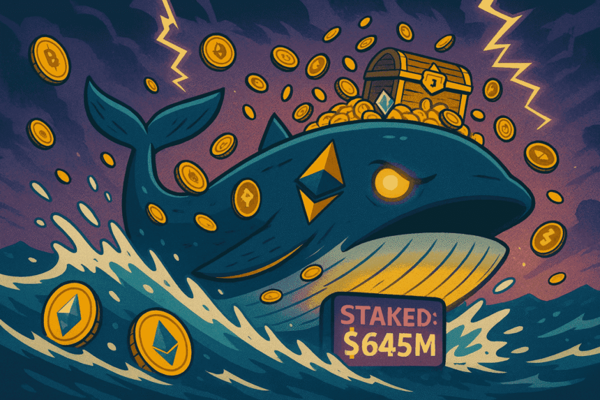 Ethereum ICO Whale Stakes 645 Million After Long Silence