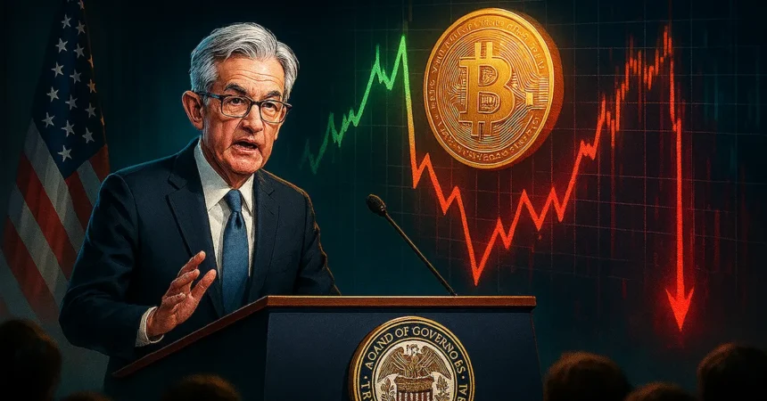 Fed Chair Powell Rate Cut Bitcoin Melt up fotor 2025091717320.webp