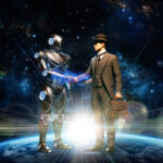 Handshake Deal Bank Banker Crypto Old New Flare Earth Old New Unbranded web