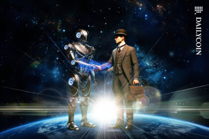 Handshake Deal Bank Banker Crypto Old New Flare Earth Old New Unbranded web