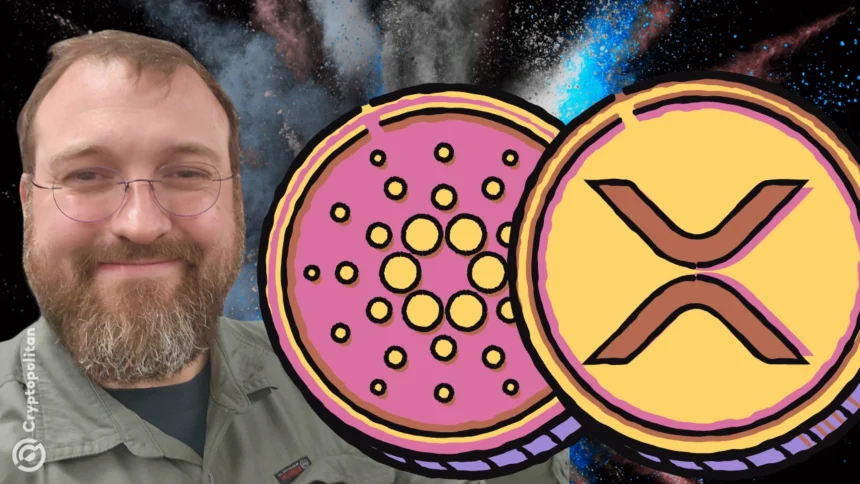Hoskinson praises Ripple community.webp