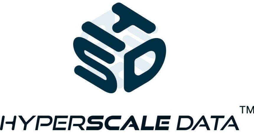 Hyperscale Data Inc Blue Stacked Logo