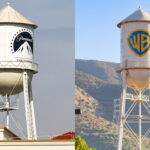 Paramount Studio lot and the Warner Bros. studio lot Split Getty H 2025