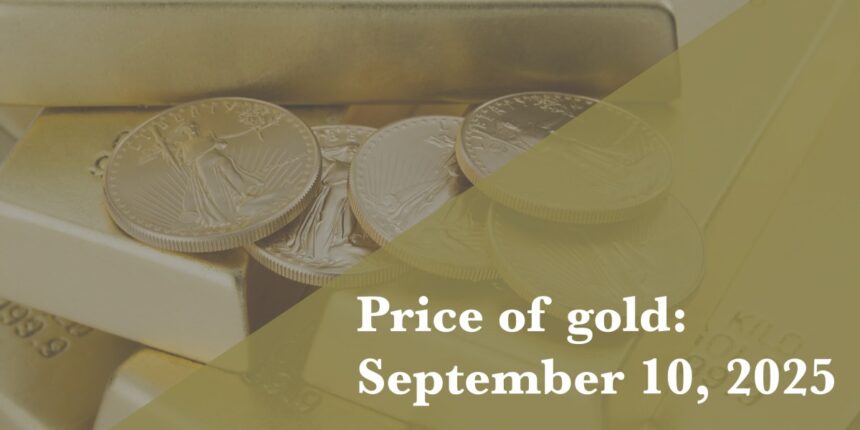 Price of Gold September 10
