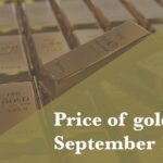 Price of gold September 15