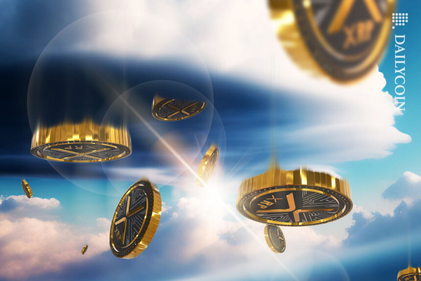 XRP Ripple Airdrop Sky Clouds Sun web