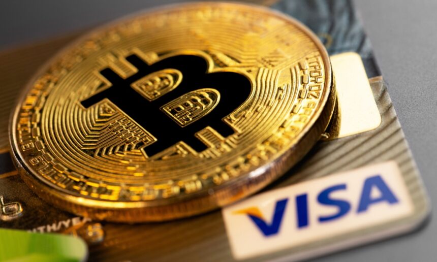 bitcoin Fold Visa