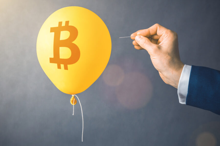 bitcoin bubble pop