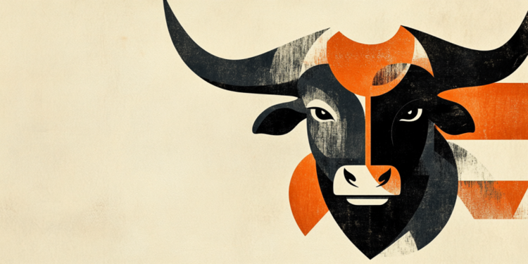 bullish cartoon Large
