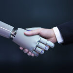 business hand robot handshake artificial intelligence digital transformation 1024x683