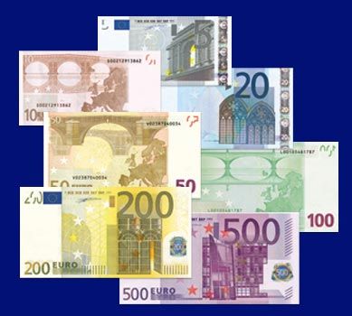 denominations euro currency