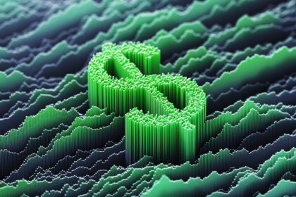 green digital dollar