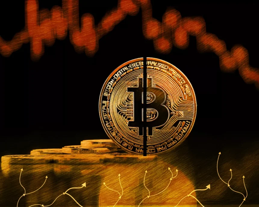 lowprice Bitcoin falling price chart c padenii tseny bitokina posle halvinga.webp
