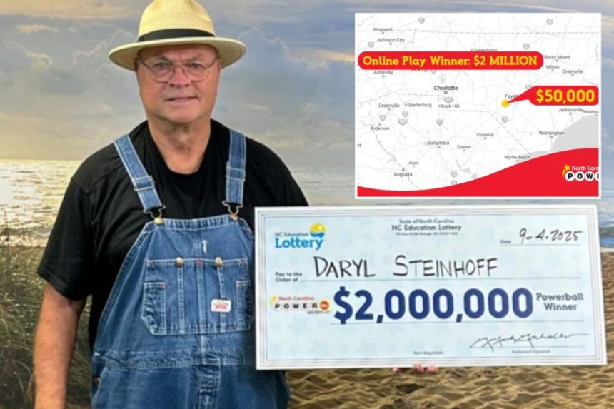 North Carolina Powerball player wins $2 million after missing jackpot by one number 1 newspress collage ld60hhu0u 1757232068527