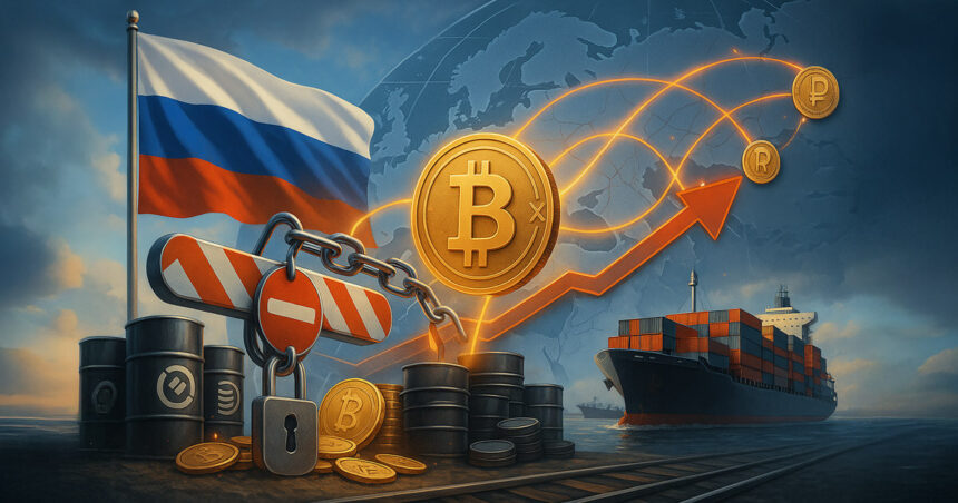 Crypto Wallets Linked to Russian Entities Moved Over $8 Billion to Evade Sanctions 1 russia trade crypto