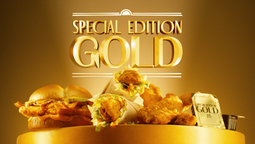 special edition gold mcdonalds