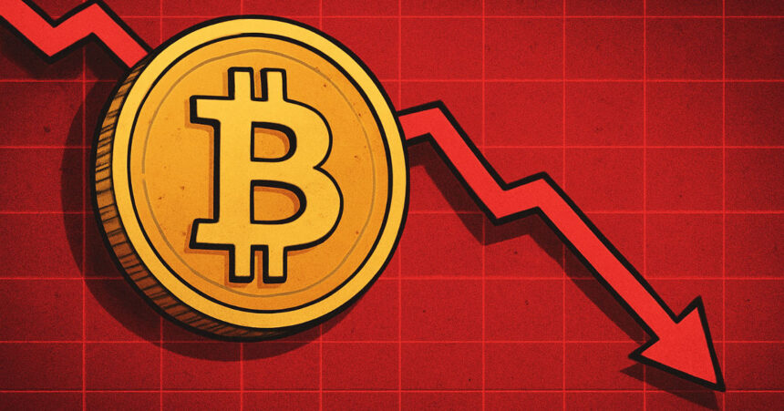 Bitcoin Price Drops Back to 108000