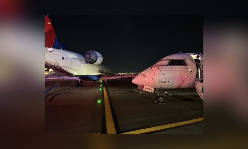 Delta Planes Involved in Low Speed Crash Image by Saad AbedineX