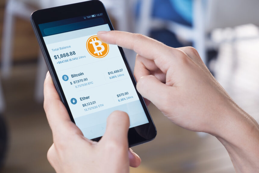 buying bitcoin on smartphone crypto app
