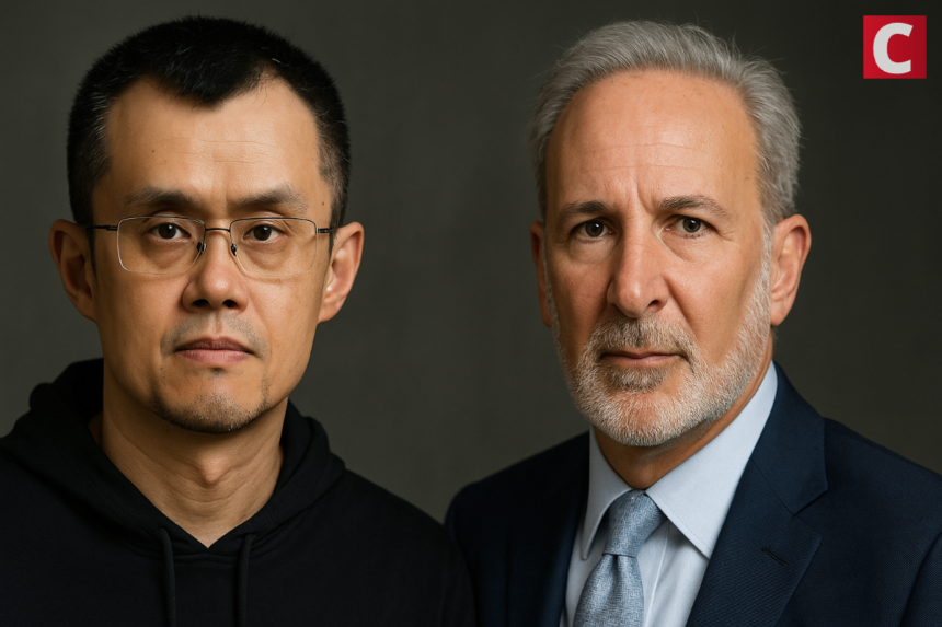 Peter Schiff to Launch Tokenized Gold Product Amid Trust Concerns from Binance's Changpeng Zhao 1 cz clashes peter schiff gold tokenization