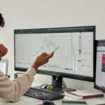 young investor watching price