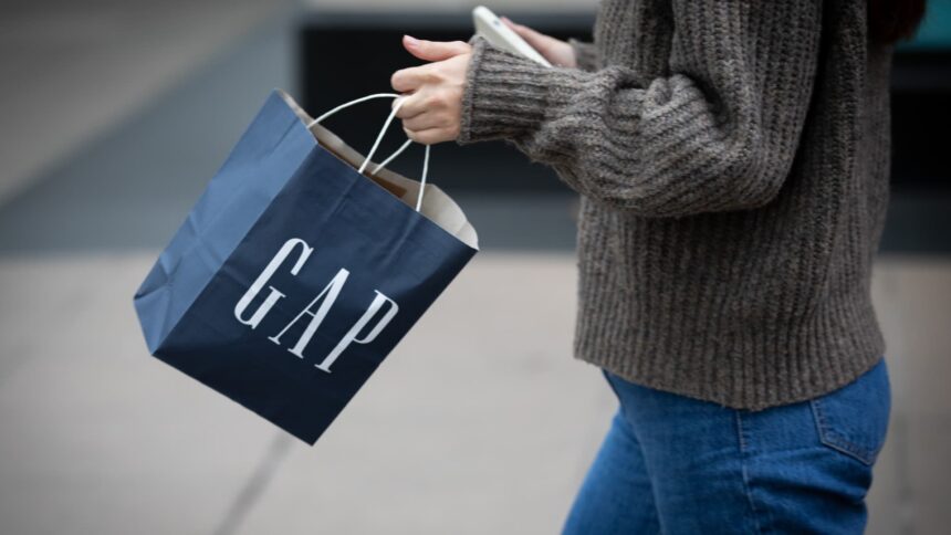 Pre-Market Movers: Bitcoin Stocks Slide, Elastic Tumbles, Gap Surges on Sales Growth 1 108229123 1763648267639 gettyimages 2247045124 GAP EARNS