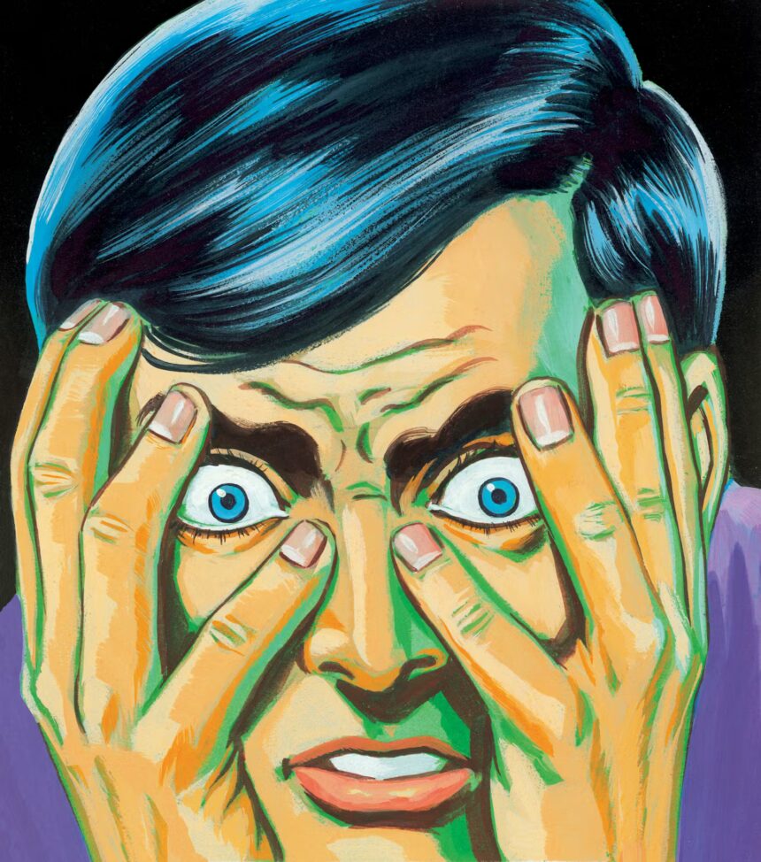 156966145 man looking through fingers