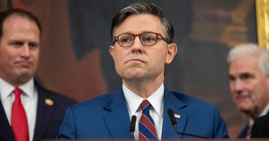 House Speaker Mike Johnson Faces Questions Over Trump’s Contradictory Pardon Remarks 1 6MFIP6FYUFAVZKEFNU6W5OHG7M