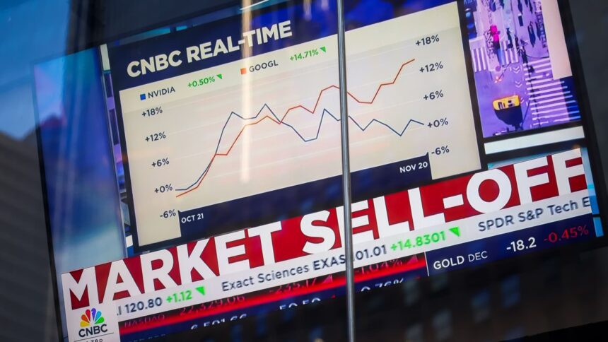 Crypto Sell-off Triggers Market Slide as Bitcoin Drops Below $86,000 1 108229416 1763667538805 gettyimages 2247070062 NASDAQ CRYPTO