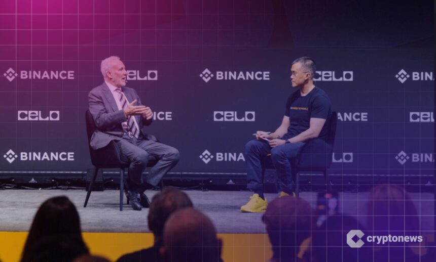 Binance Blockchain Week 2025: Bitcoin vs. Tokenized Gold Debate with CZ and Peter Schiff 1 1764862766 cz