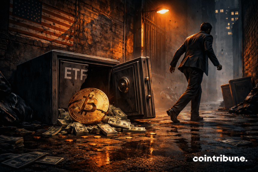 Bitcoin ETFs in the U.S. See Over $825 Million in Withdrawals Amid Institutional Retreat 1 Bitcoin ETF Sorties Decembre