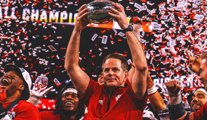 Curt Cignetti Wins Coach of the Year for Second Straight Season as Indiana Football Makes History