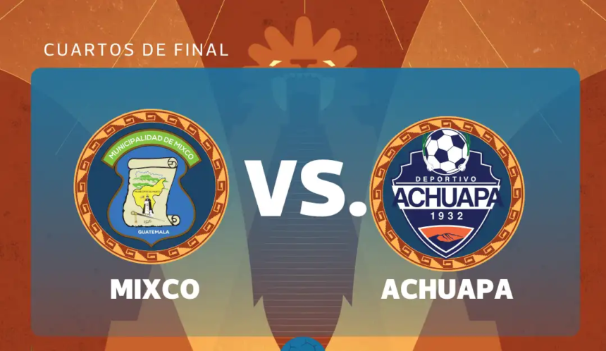 Deportivo Mixco busca remontar contra Achuapa en cuartos de final del Torneo Apertura 2025