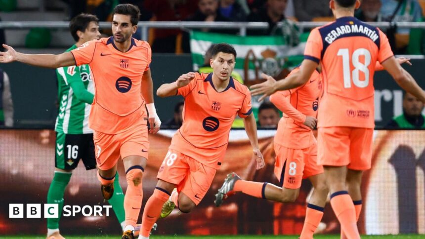 Ferran Torres' Hat-Trick Leads Barcelona to 5-3 Victory Over Real Betis, Extending La Liga Lead