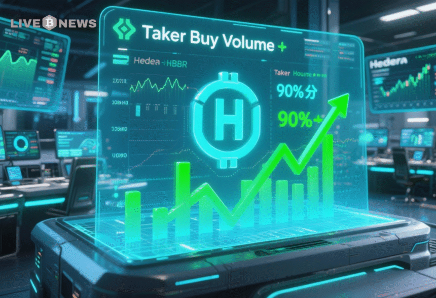HBAR news Hedera Price Could Surge 90 as Taker Buy Dominates 4
