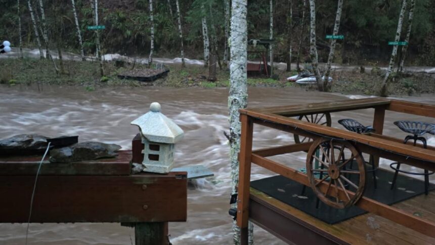 Heavy Rain from Atmospheric Rivers Causes Major Flooding in Pacific Northwest