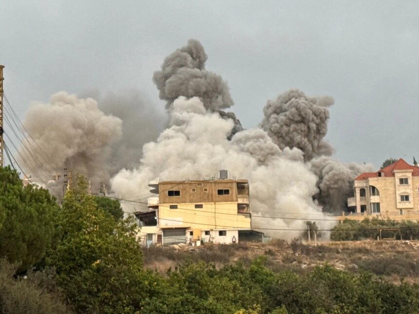 Israel Targets Hezbollah Sites in Southern Lebanon, Escalating Ceasefire Tensions
