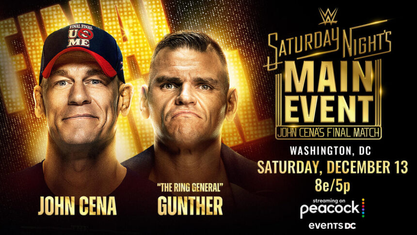 John Cena's Farewell Tour Concludes Against Gunther at Saturday Night's Main Event