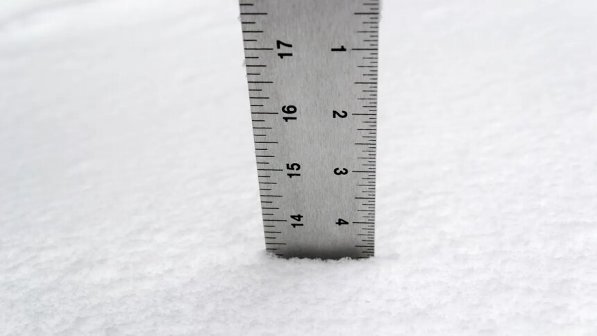 Snowfall Totals Across New England on Sunday