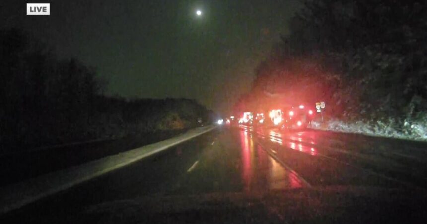 Treacherous Road Conditions in Central Virginia as Temperatures Plummet