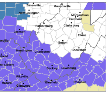 Winter Weather Advisory Issued for Southern West Virginia