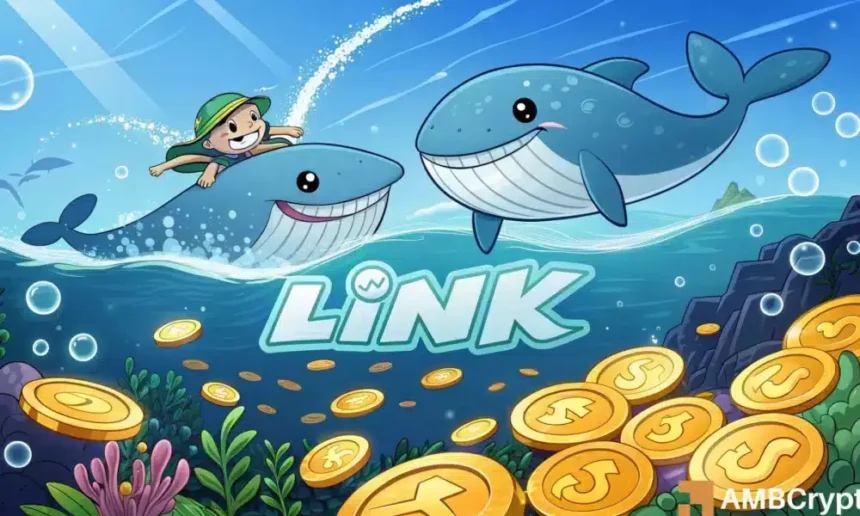 Chainlink Whales Accumulate $5.48 Million in LINK After Recent Price Dip 1 Gladys 73 1000x600.webp