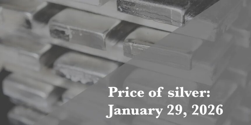 Price of Silver Jan 29