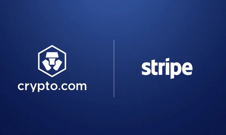 Stripe Cryptocom cryptocurrency partnerships
